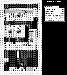 Thumbnail for a map of King's Planet Village Bunnme for the Game Boy game Ninja Boy 2.