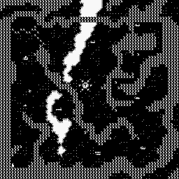 Thumbnail for a map of Marco Polo Clustars for the Game Boy game Ninja Boy 2.