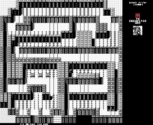 Thumbnail for a map of Robo Star Tunnel for the Game Boy game Ninja Boy 2.