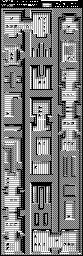 Thumbnail for a map of Stage 06-1 for the Game Boy game Penta Dragon.