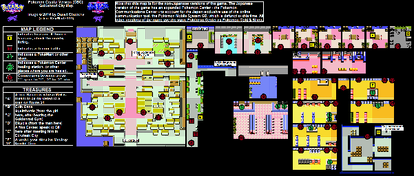 Thumbnail for a map of Johto Goldenrod City for the Game Boy game Pokemon: Crystal Version.