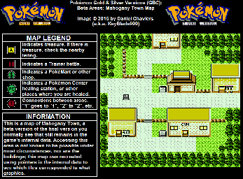 Thumbnail for a map of Johto Mahogany Town (Beta) for the Game Boy game Pokemon: Gold & Silver Versions.