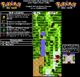 Thumbnail for a map of Johto Route 43 for the Game Boy game Pokemon: Gold & Silver Versions.