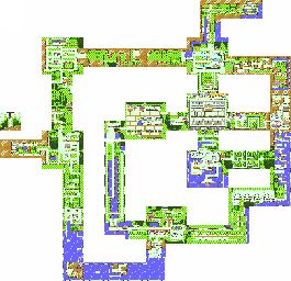 Thumbnail for a map of Kanto for the Game Boy game Pokemon: Gold & Silver Versions.