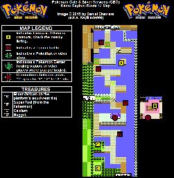 Thumbnail for a map of Kanto Route 12 for the Game Boy game Pokemon: Gold & Silver Versions.