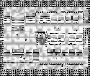 Thumbnail for a map of Celadon City (Unmarked) for the Game Boy game Pokemon: Red, Green & Blue Versions.