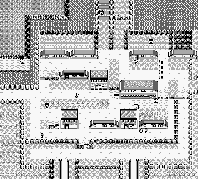 Thumbnail for a map of Cerulean City (Unmarked) for the Game Boy game Pokemon: Red, Green & Blue Versions.