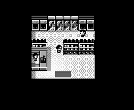 Thumbnail for a map of Cinnabar Island Mart for the Game Boy game Pokemon: Red, Green & Blue Versions.