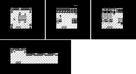 Thumbnail for a map of Cinnabar Island Pokemon Lab for the Game Boy game Pokemon: Red, Green & Blue Versions.