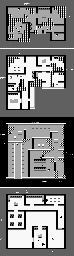 Thumbnail for a map of Cinnabar Island Pokemon Mansion for the Game Boy game Pokemon: Red, Green & Blue Versions.