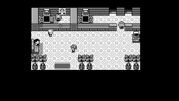 Thumbnail for a map of Fuchsia City Pokemon Center for the Game Boy game Pokemon: Red, Green & Blue Versions.