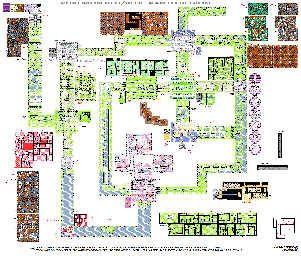 Thumbnail for a map of Full Overworld and Interiors (Guide) for the Game Boy game Pokemon: Red, Green & Blue Versions.