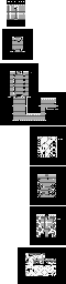 Thumbnail for a map of Indigo Plateau Elite Four (Unmarked) for the Game Boy game Pokemon: Red, Green & Blue Versions.