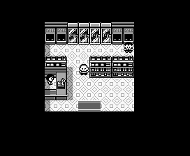 Thumbnail for a map of Lavender Town Mart for the Game Boy game Pokemon: Red, Green & Blue Versions.