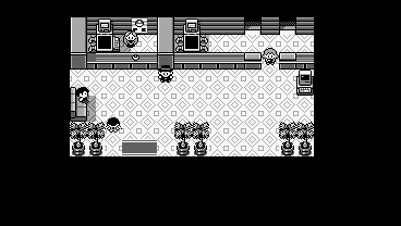 Thumbnail for a map of Lavender Town Pokemon Center for the Game Boy game Pokemon: Red, Green & Blue Versions.