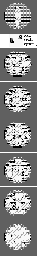 Thumbnail for a map of Lavender Town Pokemon Tower for the Game Boy game Pokemon: Red, Green & Blue Versions.