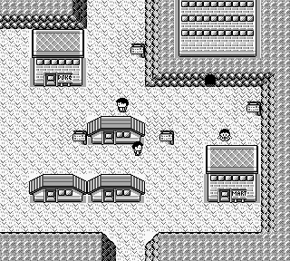 Thumbnail for a map of Lavender Town (Unmarked) for the Game Boy game Pokemon: Red, Green & Blue Versions.