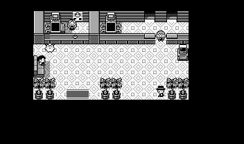 Thumbnail for a map of Pewter City Pokemon Center for the Game Boy game Pokemon: Red, Green & Blue Versions.