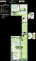 Thumbnail for a map of Route 2 for the Game Boy game Pokemon: Red, Green & Blue Versions.