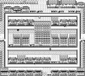 Thumbnail for a map of Saffron City (After) (Unmarked) for the Game Boy game Pokemon: Red, Green & Blue Versions.