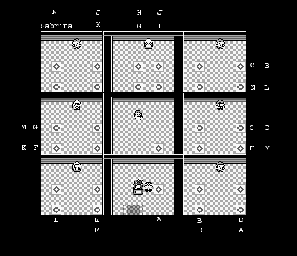 Thumbnail for a map of Saffron City Gym (Psychic) for the Game Boy game Pokemon: Red, Green & Blue Versions.