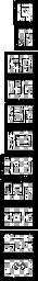 Thumbnail for a map of Saffron City Silph Co. for the Game Boy game Pokemon: Red, Green & Blue Versions.