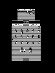 Thumbnail for a map of Vermilion City Gym (Unmarked) for the Game Boy game Pokemon: Red, Green & Blue Versions.