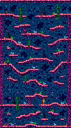 Thumbnail for a map of Creepy Caves Level 9 for the Game Boy game Pooh And Tigger's Hunny Safari.