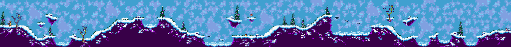 Thumbnail for a map of Winter Woods Level 12 for the Game Boy game Pooh And Tigger's Hunny Safari.
