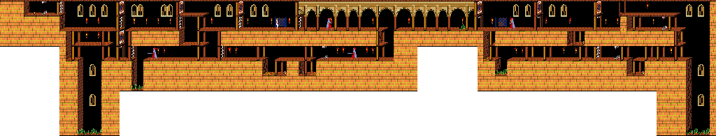 Thumbnail for a map of Level 04 for the Game Boy game Prince Of Persia.