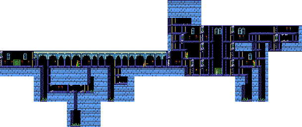 Thumbnail for a map of Level 05 for the Game Boy game Prince Of Persia.