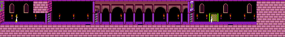 Thumbnail for a map of Level 13 for the Game Boy game Prince Of Persia.