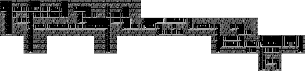 Thumbnail for a map of Level 02 for the Game Boy game Prince Of Persia.