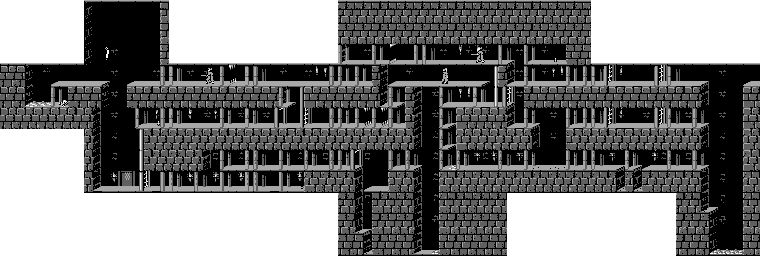Thumbnail for a map of Level 07 for the Game Boy game Prince Of Persia.