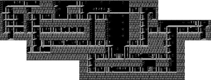 Thumbnail for a map of Level 09 for the Game Boy game Prince Of Persia.