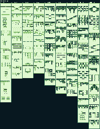 Thumbnail for a map of Level 4 for the Game Boy game Quarth.