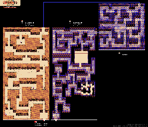 Thumbnail for a map of Baragoon Tunnel for the Game Boy game Quest RPG: Brian's Journey.
