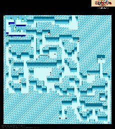 Thumbnail for a map of Blue Cave (Unmarked) for the Game Boy game Quest RPG: Brian's Journey.