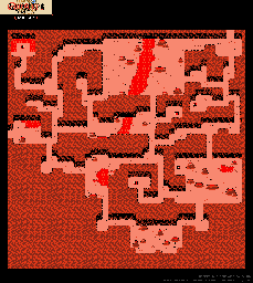 Thumbnail for a map of Boil Hole (Unmarked) for the Game Boy game Quest RPG: Brian's Journey.
