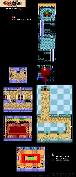 Thumbnail for a map of Brannoch Castle for the Game Boy game Quest RPG: Brian's Journey.