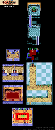 Thumbnail for a map of Brannoch Castle (Unmarked) for the Game Boy game Quest RPG: Brian's Journey.