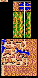 Thumbnail for a map of Cull Hazard (Alternate) (Unmarked) for the Game Boy game Quest RPG: Brian's Journey.