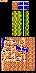 Thumbnail for a map of Cull Hazard (Unmarked) for the Game Boy game Quest RPG: Brian's Journey.