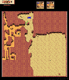 Thumbnail for a map of Dindom Dries (Unmarked) for the Game Boy game Quest RPG: Brian's Journey.