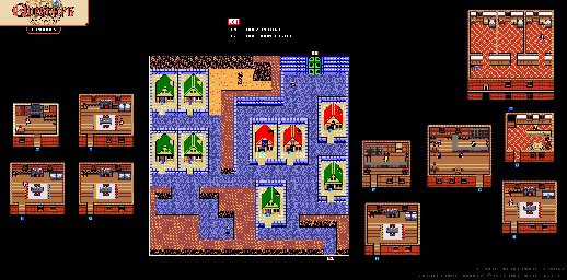 Thumbnail for a map of Dondoran for the Game Boy game Quest RPG: Brian's Journey.