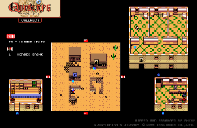 Thumbnail for a map of Greenoch for the Game Boy game Quest RPG: Brian's Journey.