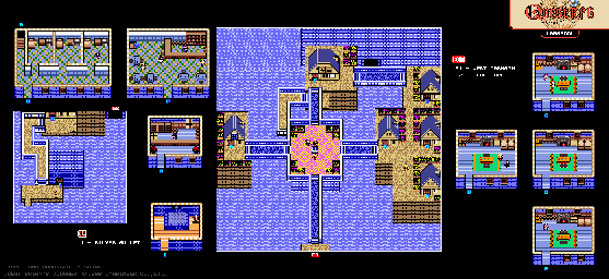 Thumbnail for a map of Larapool (Alternate) for the Game Boy game Quest RPG: Brian's Journey.
