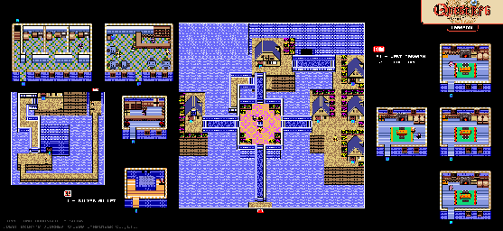 Thumbnail for a map of Larapool for the Game Boy game Quest RPG: Brian's Journey.