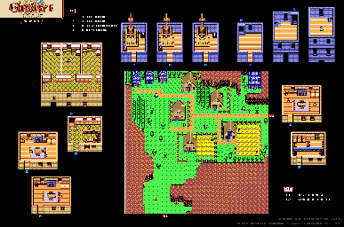 Thumbnail for a map of Normoon for the Game Boy game Quest RPG: Brian's Journey.