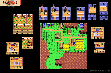 Thumbnail for a map of Normoon (Unmarked) for the Game Boy game Quest RPG: Brian's Journey.